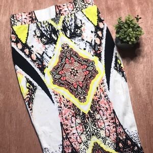 Gianni Bini Print Pencil Skirt